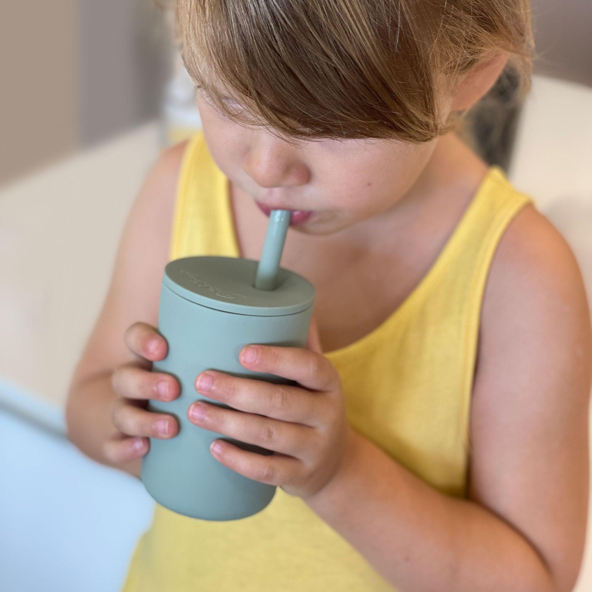 Kids And Toddler Cups - Spill Proof Milkshake Snack Cup With Spill