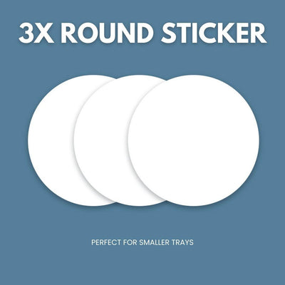 3x Round Sticker