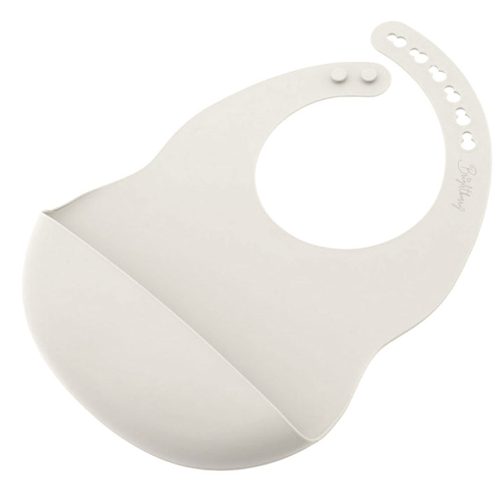 Baby Silicone Bib - Stone