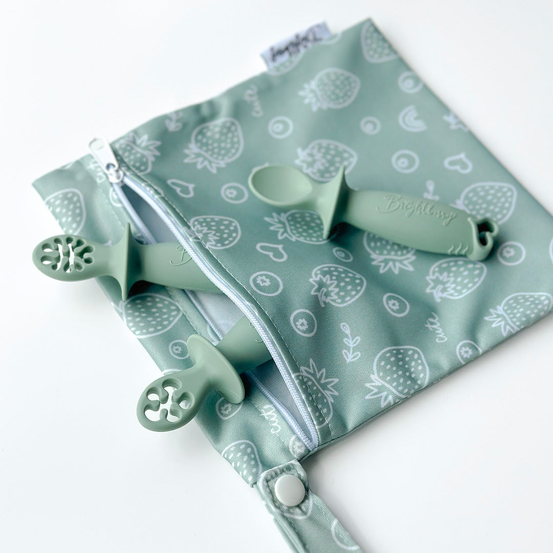 Small Waterproof Storage Bag for Kids' Cutlery & Cups