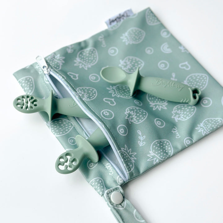 Small Waterproof Storage Bag for Kids' Cutlery & Cups
