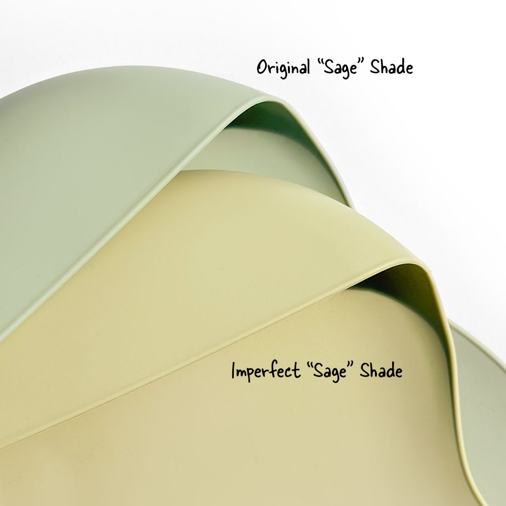 2x Silicone Bib - Imperfect shades