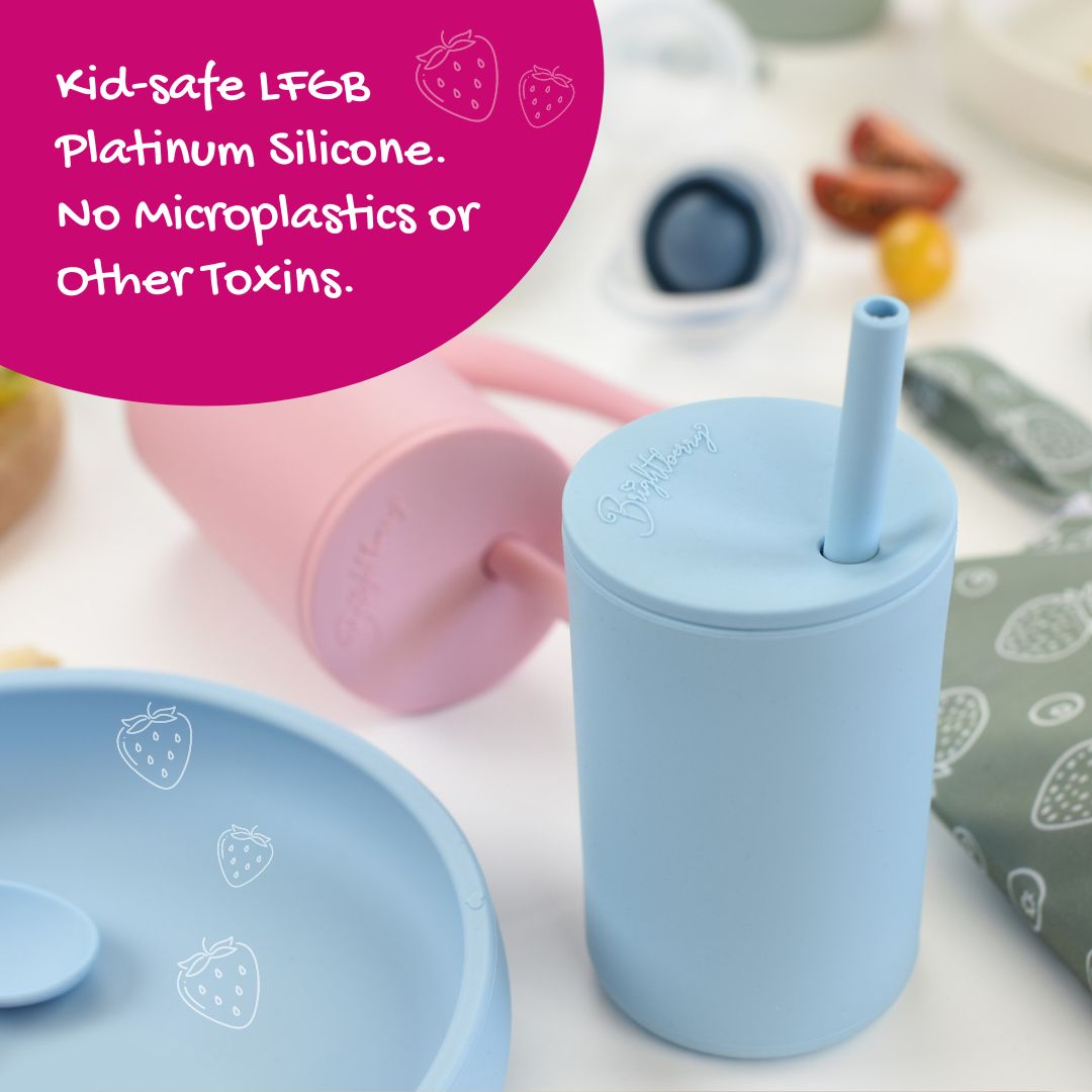 Kids Smoothie Cup with Straw & Secure Lid