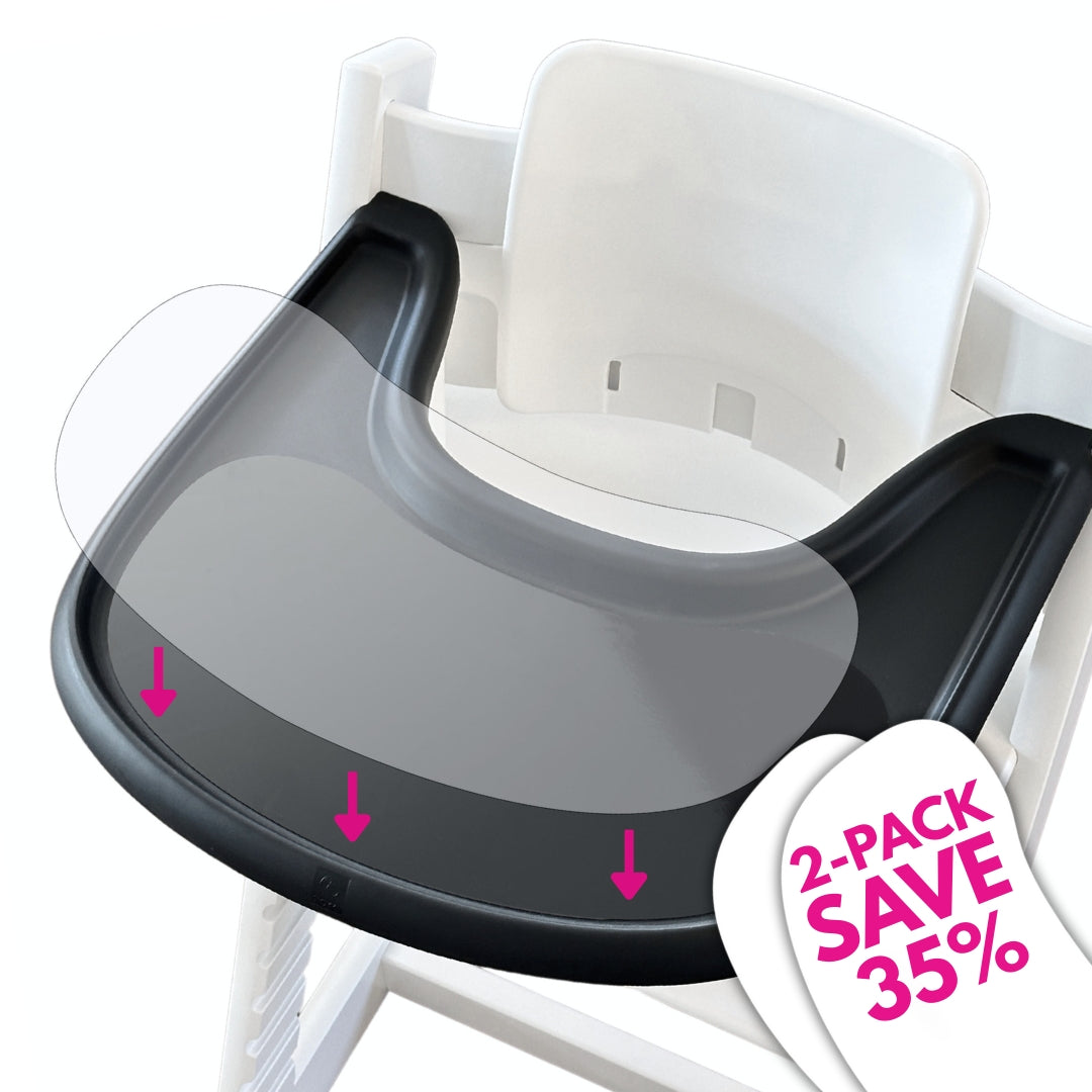 do you need tray for stokke tripp trapp Suction Sticker for Stokke Tripp Trapp Tray, 2-Pack