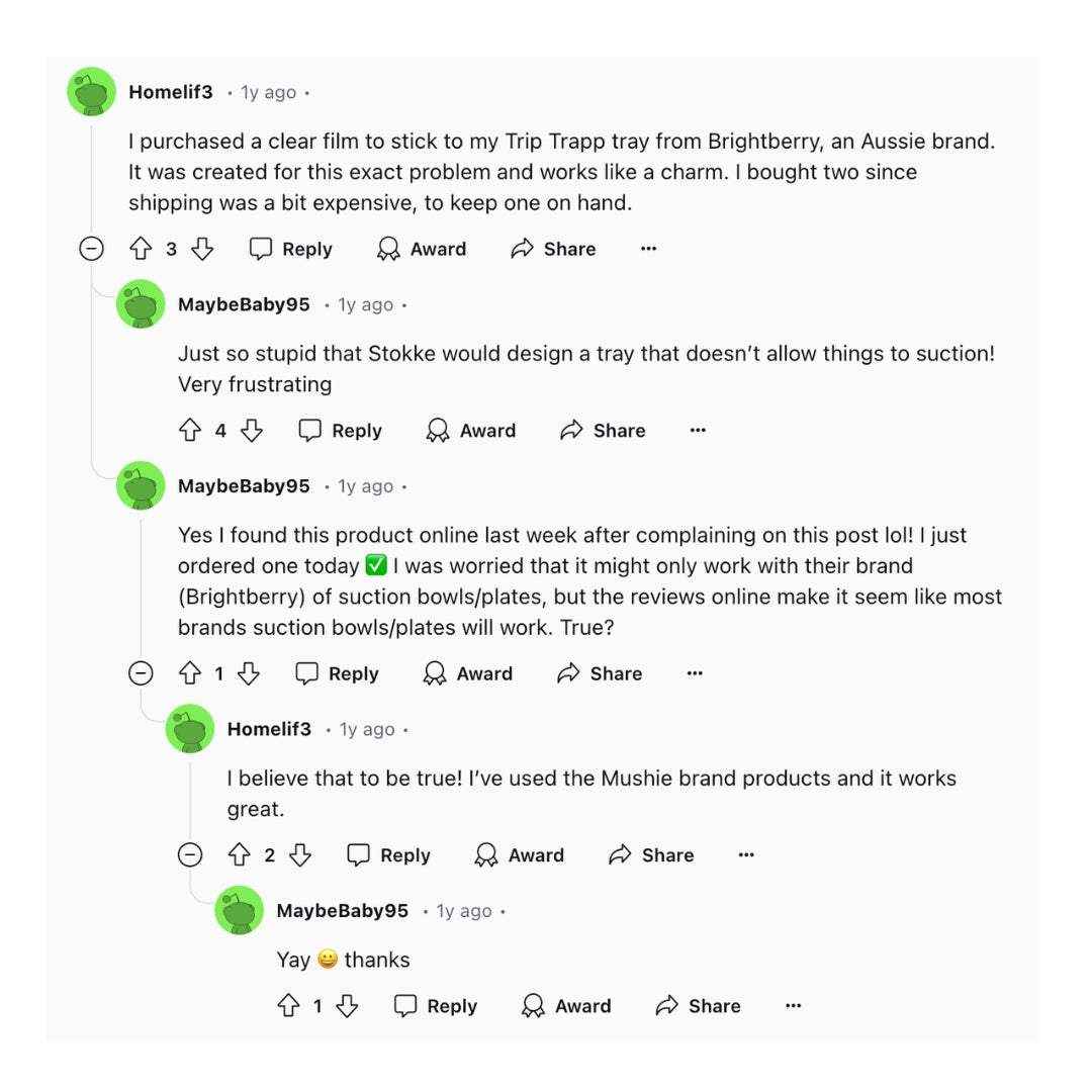 Suction Sticker for Stokke Tripp Trapp Tray