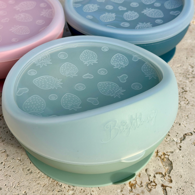 Silicone Suction Bowl with Lid Bundle