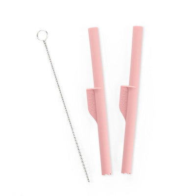Wholesale Silicone Cups With Straws Coral