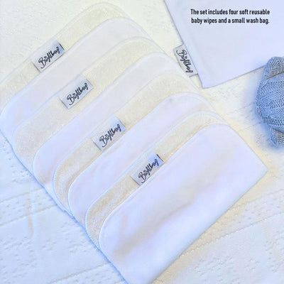 Reusable Bamboo Baby Wipes Set