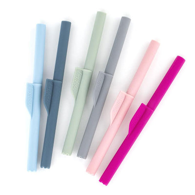 Silicone Stopper Straws for Smoothie Cup