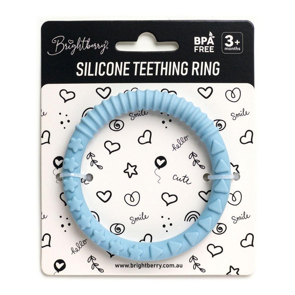 Silicone Teething Ring for Babies Soothes Sore Gums – Brightberry